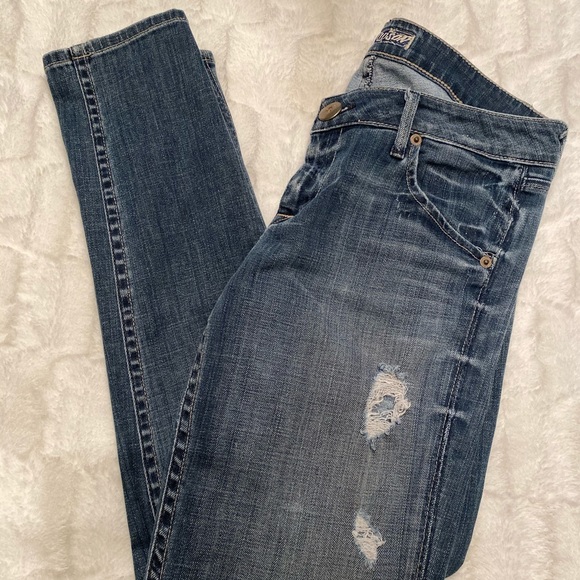 Hudson Jeans Denim - Hudson ankle cut skinny blue jeans